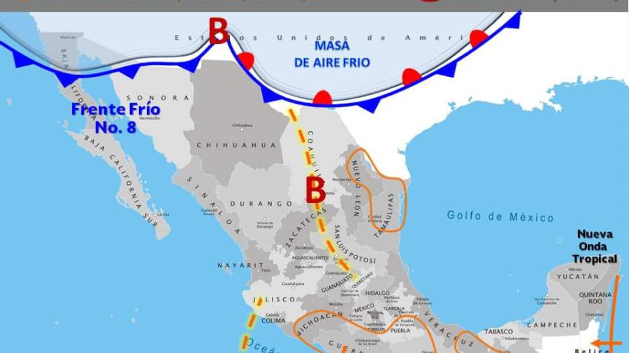 PC alerta por frente frío 8 en Nuevo Laredo