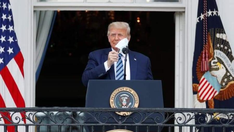 Realiza Trump primer campaña presidencial tras contraer COVID-19