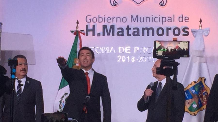 Toma protesta como presidente de Matamoros Mario López