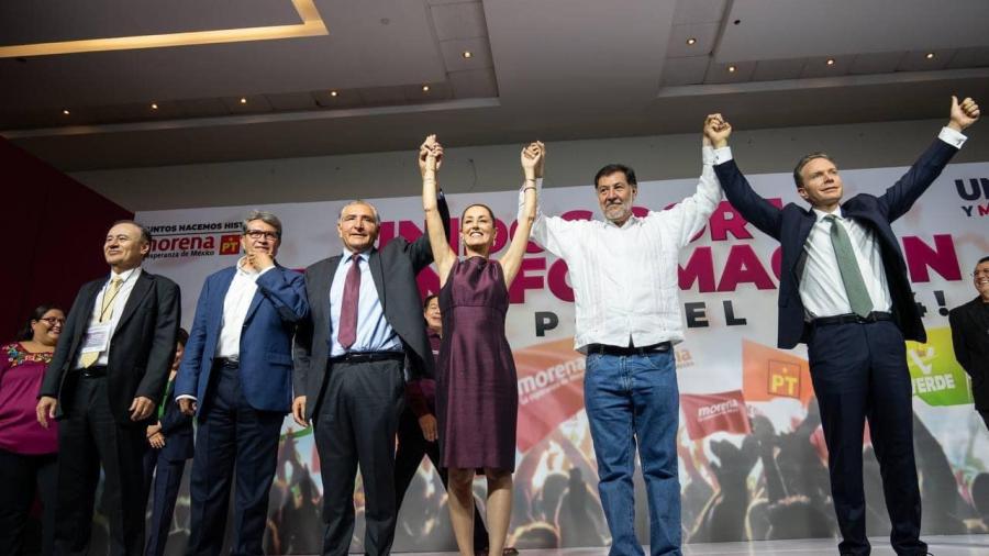 Gana Claudia Sheinbaum encuesta de Morena