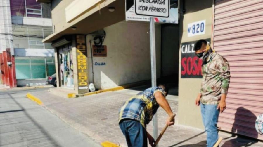 Habilita Gobierno de Reynosa mejoramiento vial en el primer cuadro de la ciudad 