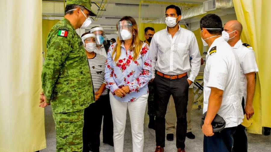 Voluntariado DIF Reynosa y miembros del Ayuntamiento reciben entrega de insumos médicos