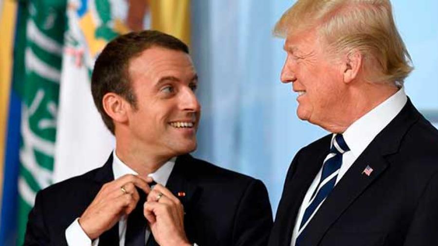 Macron revela su relación personal “muy fuerte” con Trump 
