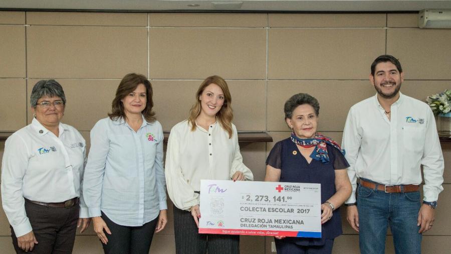 Dona SET m&aacute;s de 2 mdp a Cruz Roja