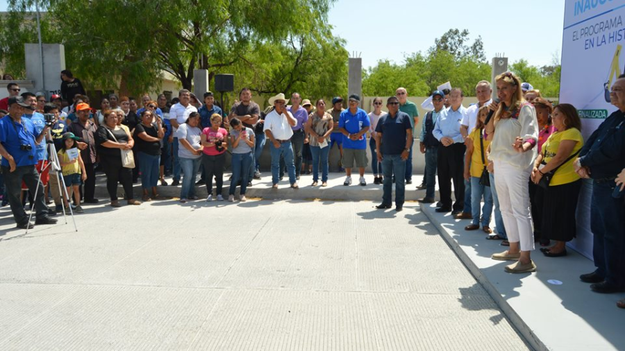 Inauguran pavimentación en calle Guanajuato
