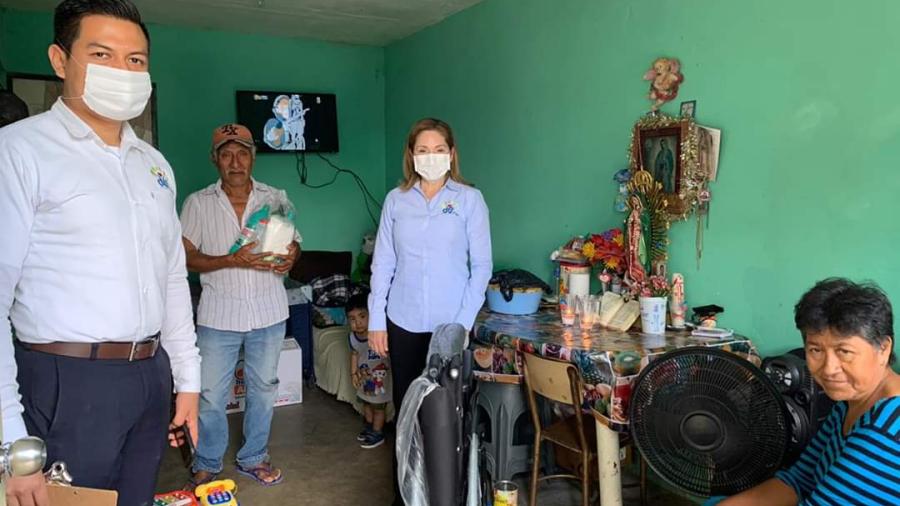 Recibe esperanza silla de ruedas