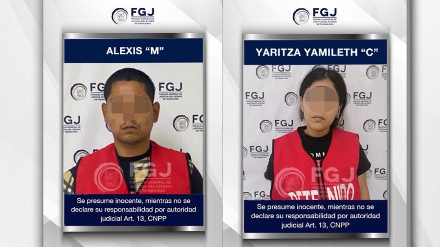 Detienen a pareja por el presunto asesinato de su hijo en Nuevo Laredo 