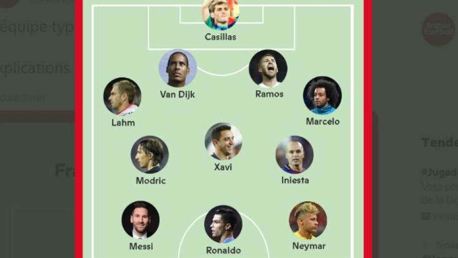 France Football comparte su "once ideal" de la época