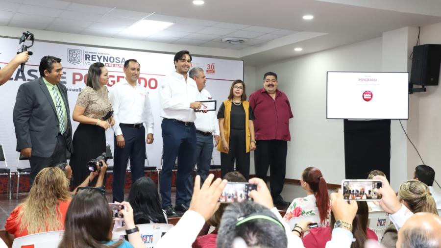 Puso en marcha Carlos Peña Ortiz registro para Becas de Posgrado en Reynosa 