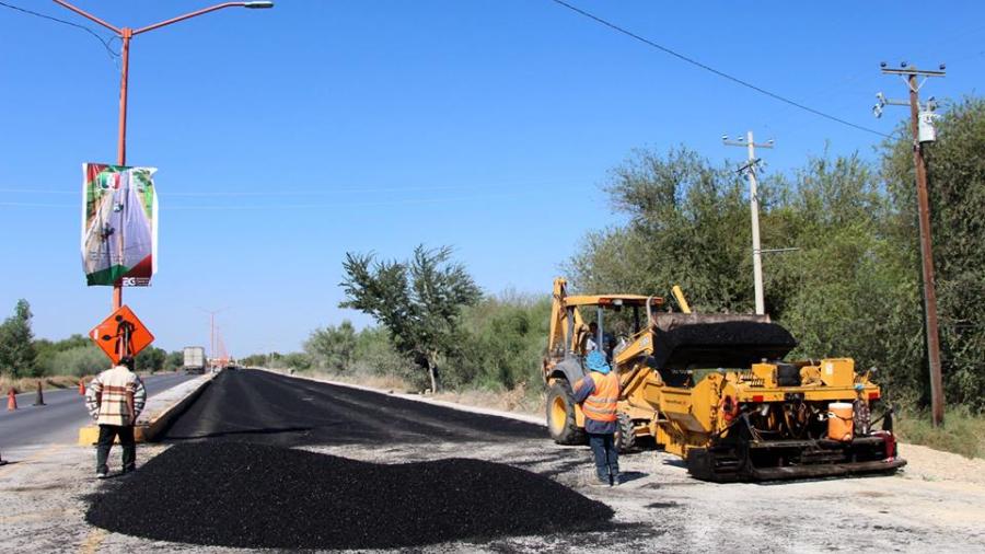 Reanudan rehabilitación de la carretera Camargo-Rio Grande