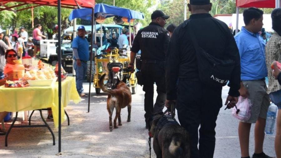 Guardia Estatal mantiene proximidad y vigilancia en negocios y centros comerciales