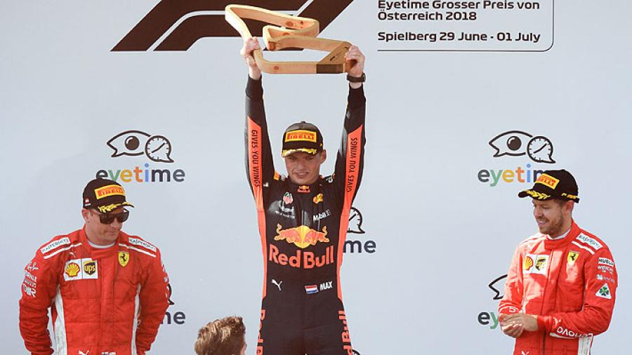 Verstappen se lleva el primer lugar en el GP de Austria