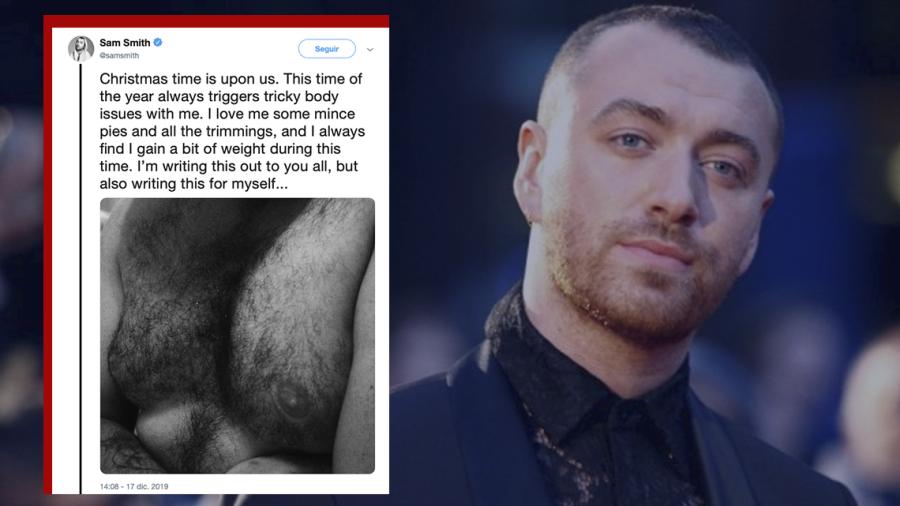 Sam Smith recuerda que es normal engordar en estas épocas decembrinas