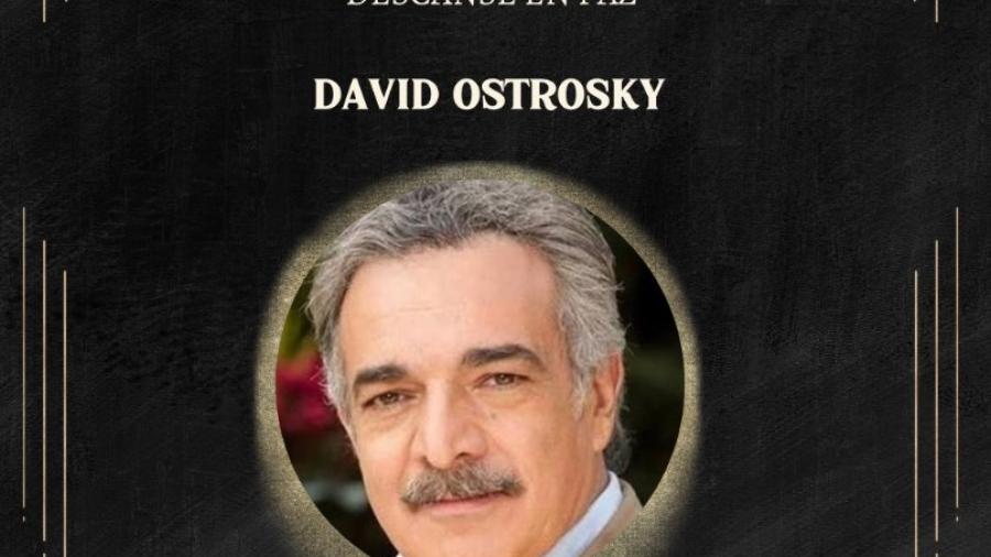 Fallece el actor David Ostrosky