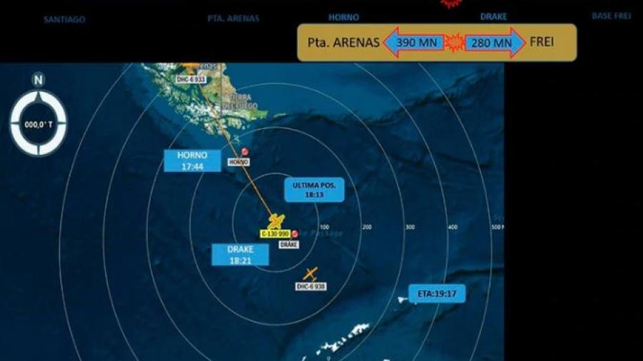 Desaparece avión militar chileno con más de 30 personas abordo