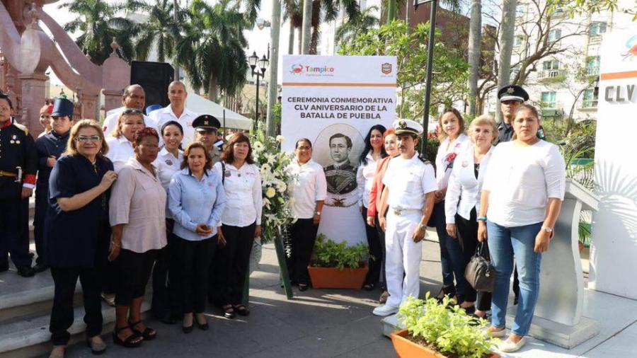 Conmemora Ayuntamiento de Tampico 155 Aniversario de la Batalla de Puebla