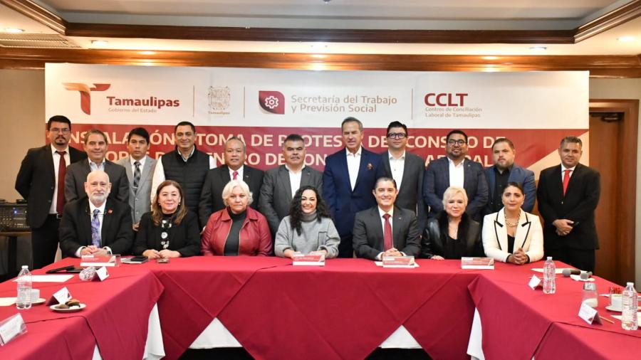 En Reynosa rinde protesta el Consejo Asesor del Centro de Conciliación Laboral de Tamaulipas