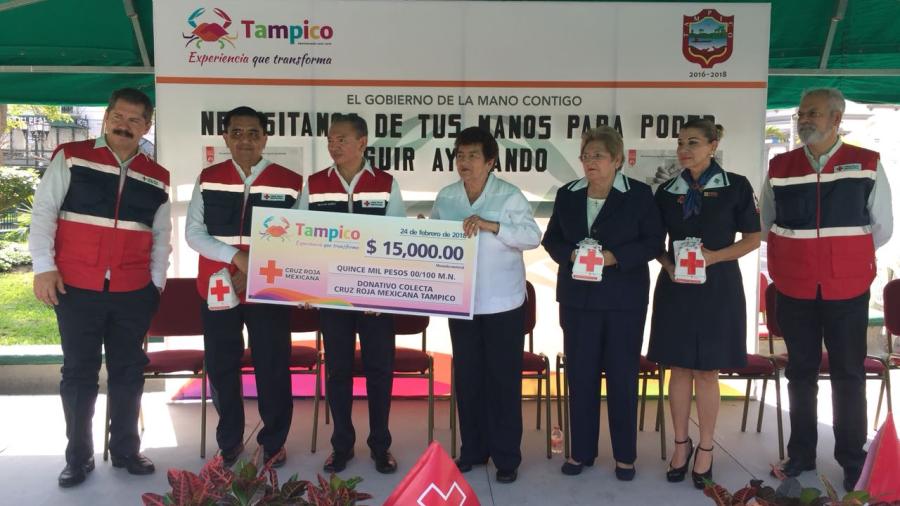 Conminan a participar en la colecta nacional 2018 de la Cruz Roja