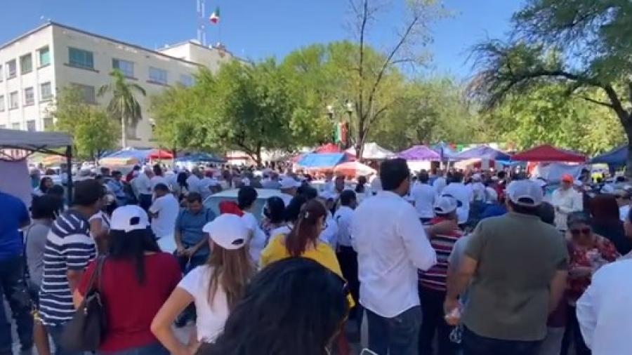 Miles de docentes llegan a Victoria, asegura gobierno respetarán su derecho a manifestarse