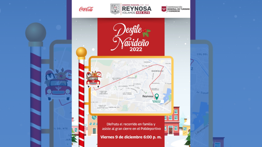 Invita Presidente Carlos Peña Ortiz al Desfile Navideño 2022
