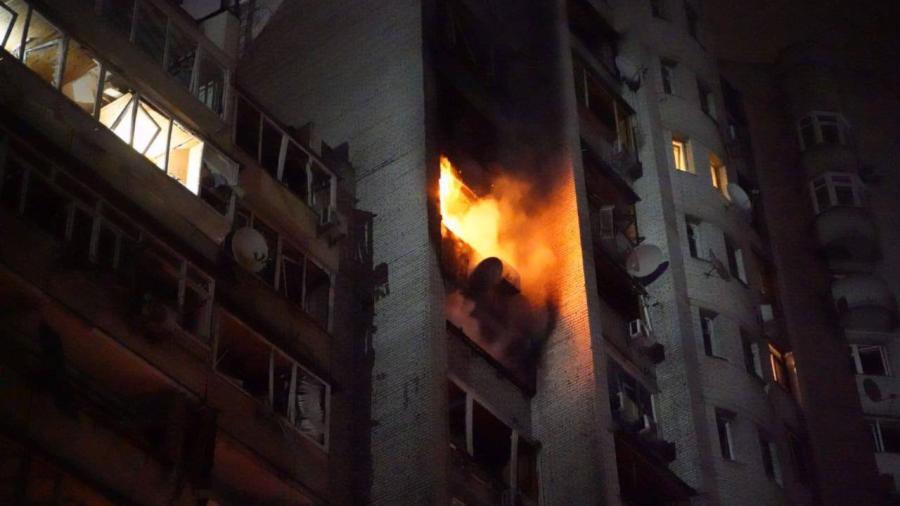 Registran fuertes explosiones en la capital de Ucrania