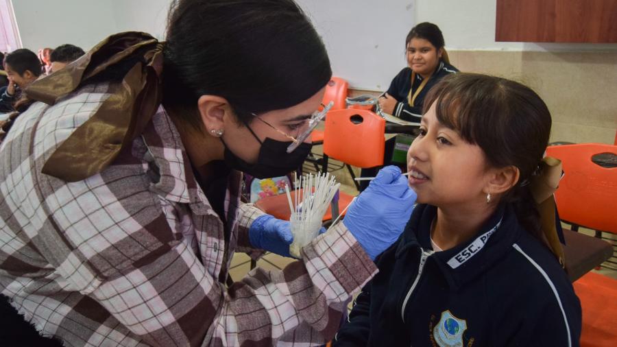 Lleva Gobierno Municipal campaña de salud a primaria de Los Fresnos