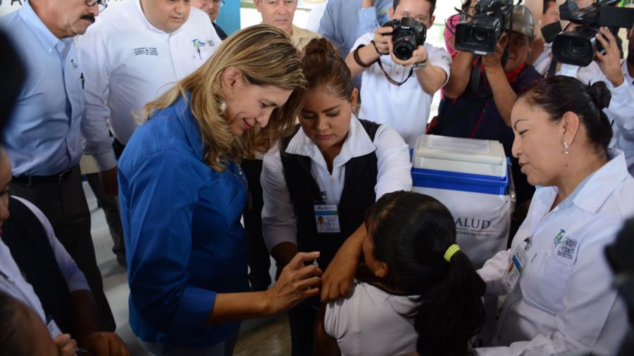 Inaugura Maki Ortiz Segunda Semana Nacional de Vacunación