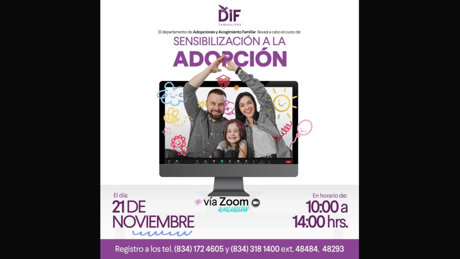 DIF Nuevo Laredo promueve formación de nuevas familias a través de curso de adopción