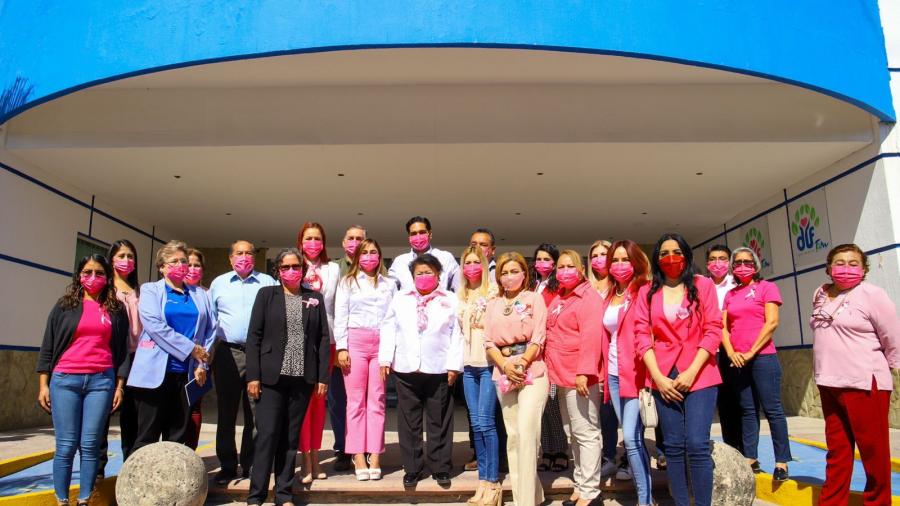 Exhorta alcalde Carlos Víctor Peña Ortiz, a sumarse en la lucha contra el cáncer de mama.