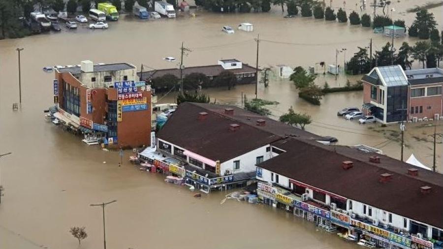 Nueve muertos en Corea del Sur tras el paso del tifón “Mitag”