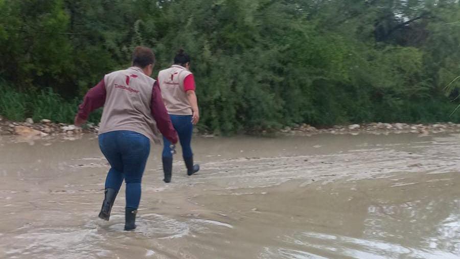 Recorre SEBIEN municipios luego del paso de