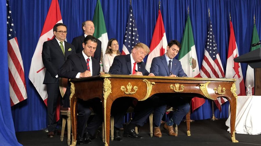 México, Estados Unidos y Canadá firman el T-MEC en la cumbre G20