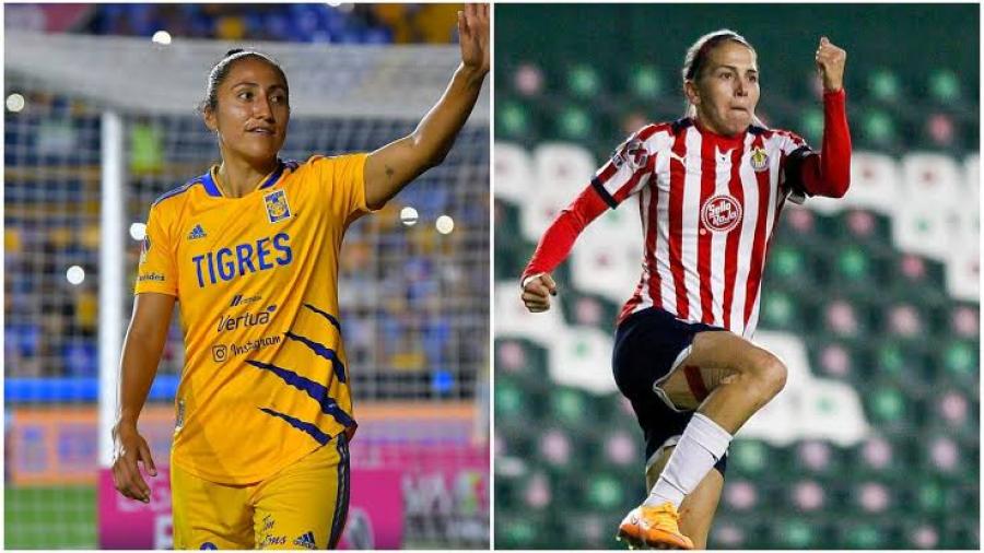 Cervantes y Mayor en el Top 5 de goleadoras a nivel mundial