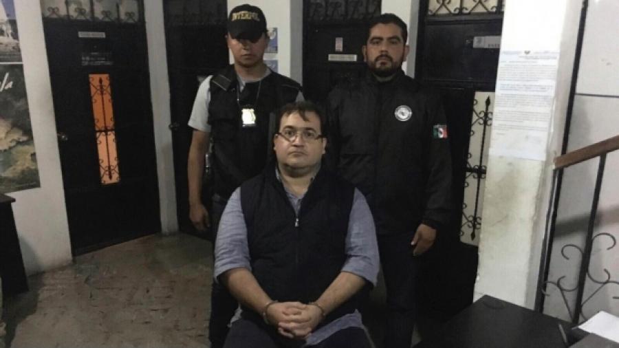 Este lunes Javier Duarte comparecerá ante juez en Guatemala
