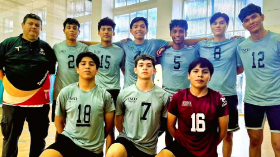 Equipos de voleibol destacados, reconocidos por el Alcalde Carlos Peña Ortiz