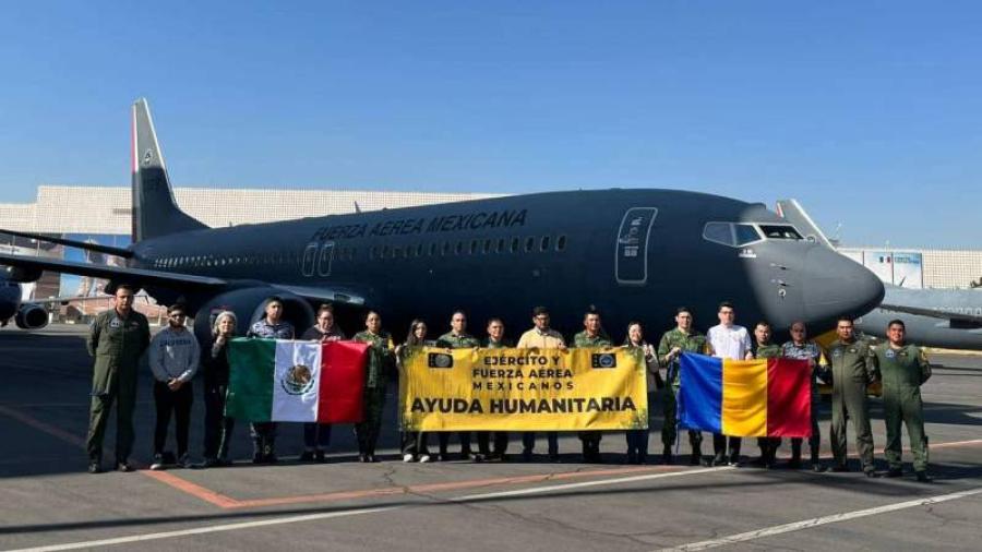 Avión de Fuerza Aérea parte a Rumania para rescate de mexicanos en Ucrania
