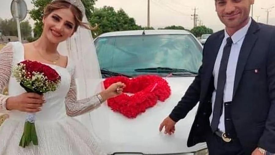 Novia muere en plena boda por bala perdida 