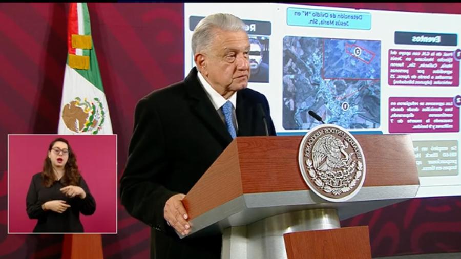 Se actuó de manera responsable para detener a Ovidio Guzmán: AMLO