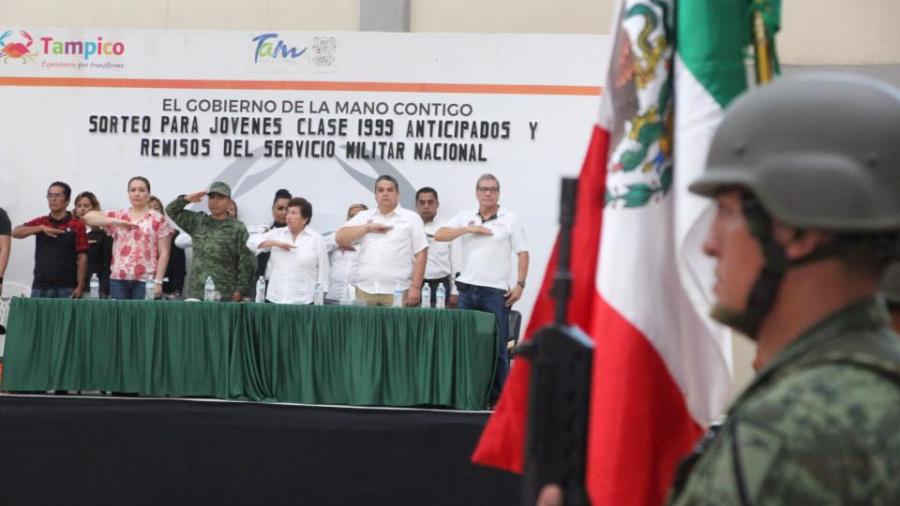 Realizan sorteo del Servicio Militar Nacional