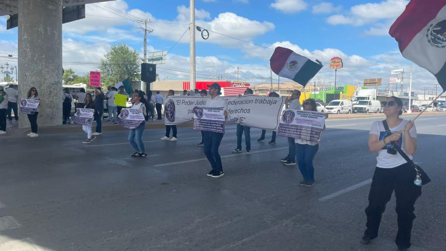 Trabajadores del PJF continúan en las calles; paro de labores se extiende al 11 de octubre