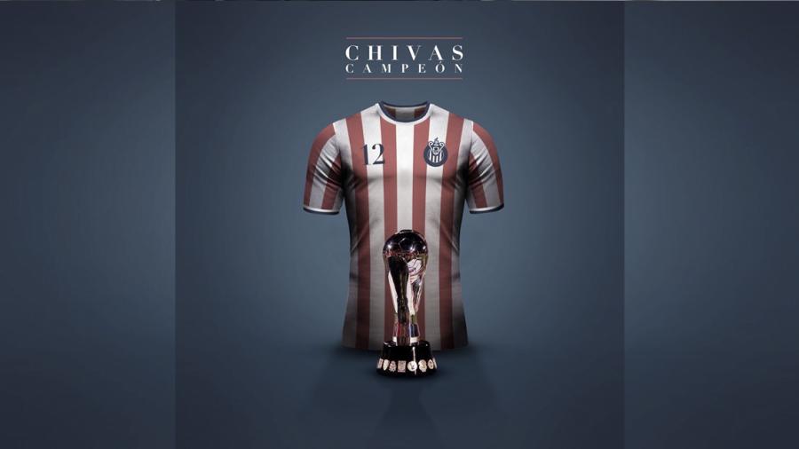Chivas festeja el título con camiseta conmemorativa