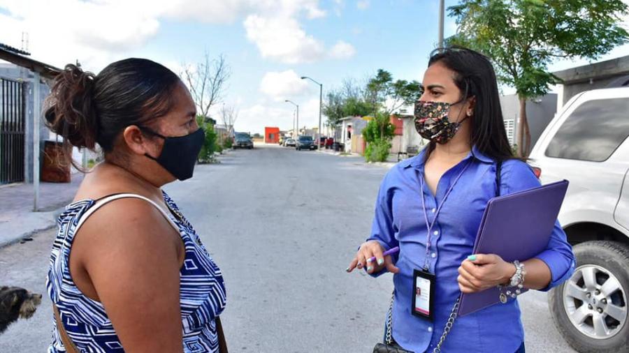 DIF Reynosa acercó sus programas a las colonias Valle Soleado y la Retama