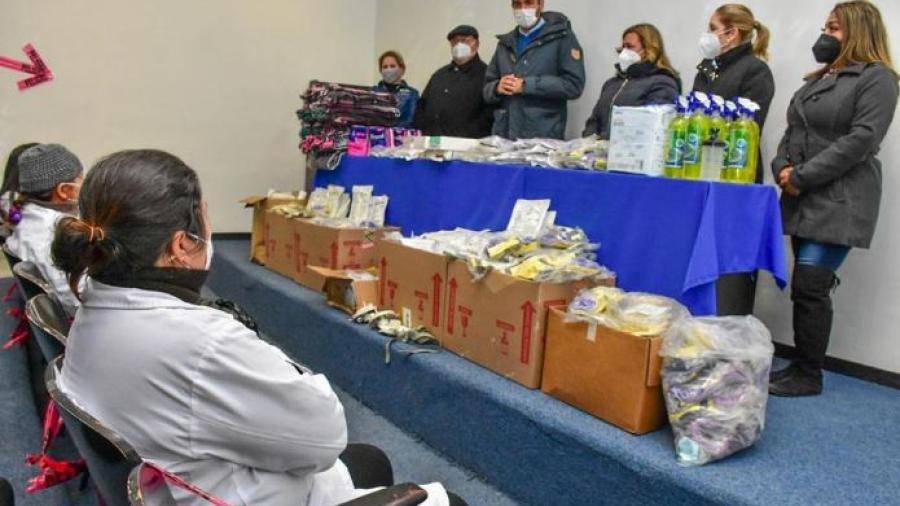 DIF Reynosa sigue apoyando a los hospitales públicos de la ciudad ante la pandemia derivada por el COVID-19