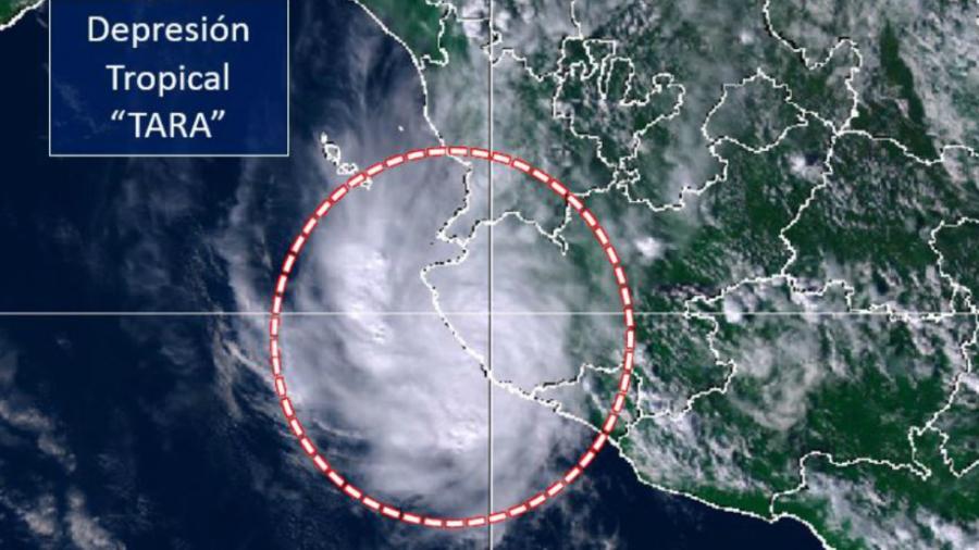 &ldquo;Tara&rdquo; se degrada a depresi&oacute;n tropical