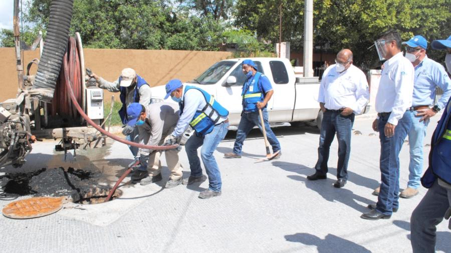 Trabaja a tope COMAPA Reynosa durante pandemia