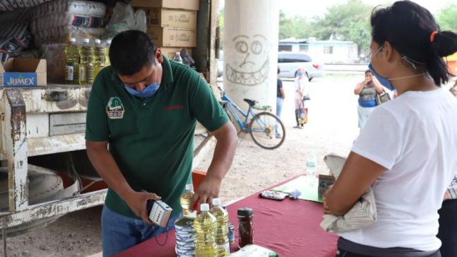 Prolonga Gobierno de Reynosa apoyos a canasta básica y a vendedores ambulantes