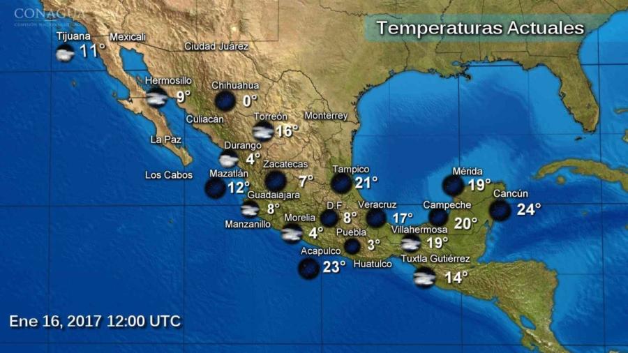 Continuará el ambiente frío en gran parte del país