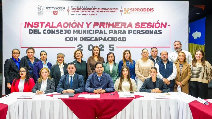 Instaló Alcalde Carlos Peña Ortiz el Consejo Municipal para Personas con Discapacidad