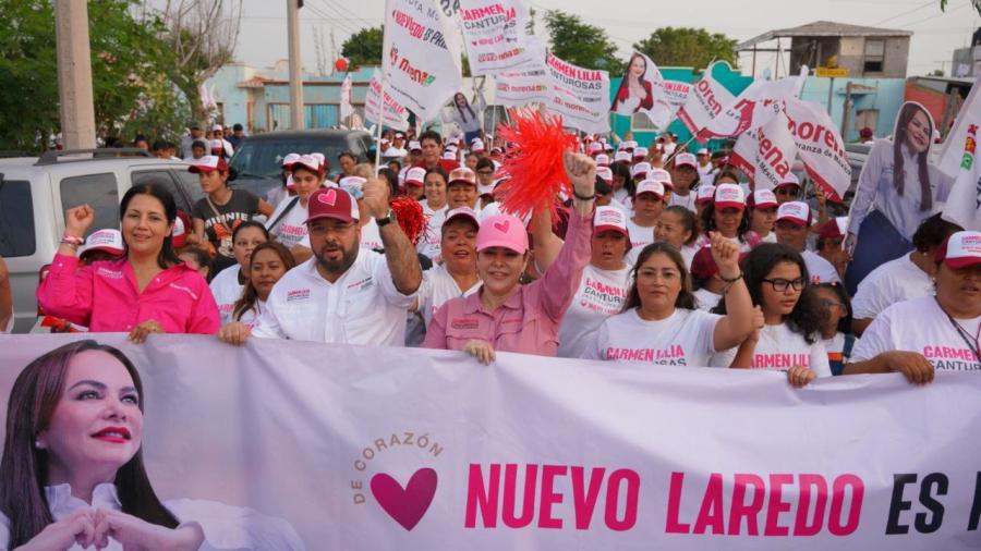Ganamos Nuevo Laredo y este 2 de junio lo vamos a confirmar: Carmen Lilia Canturosas