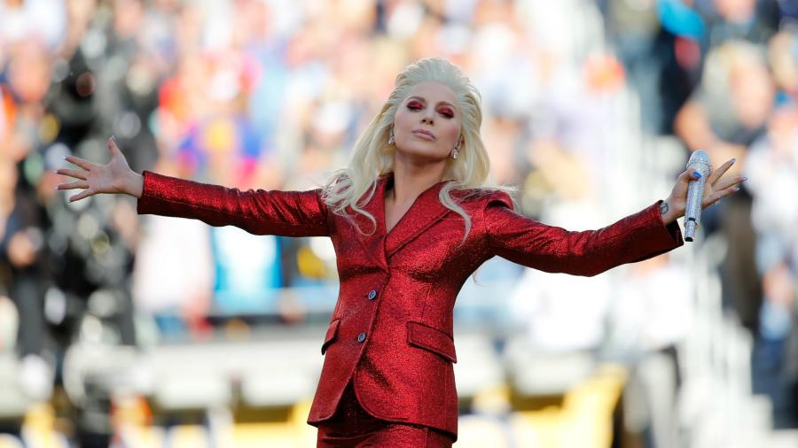 Lady Gaga ensaya para el Super Bowl